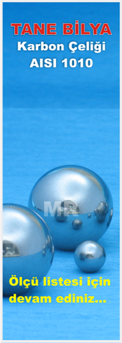 Karbon Çeliği Tane Bilya AISI 1010